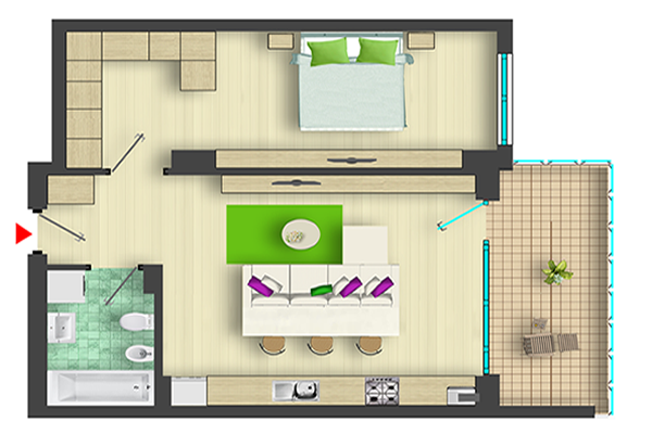 Apartment for sale recommended by 