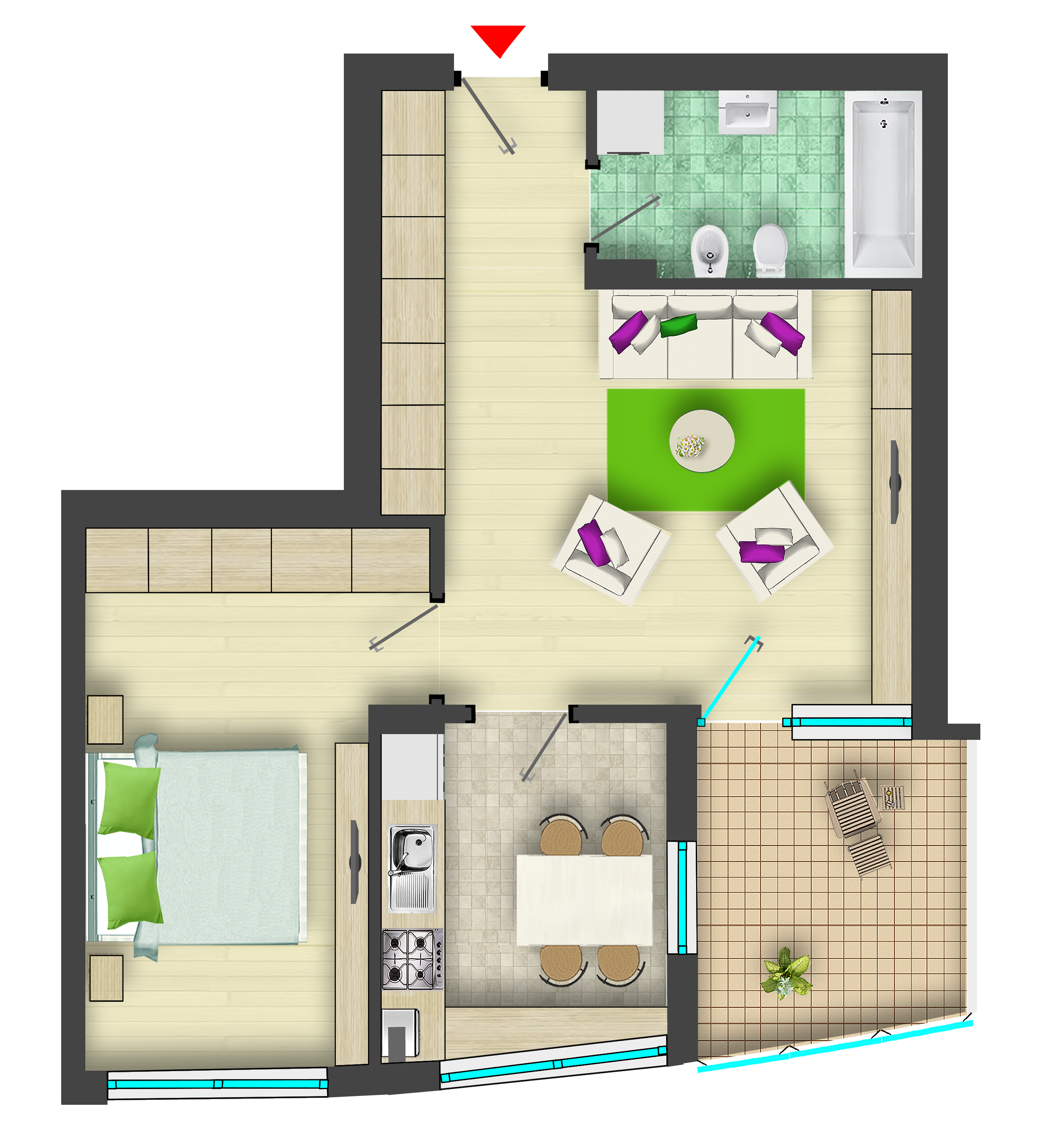 Apartment for sale recommended by 